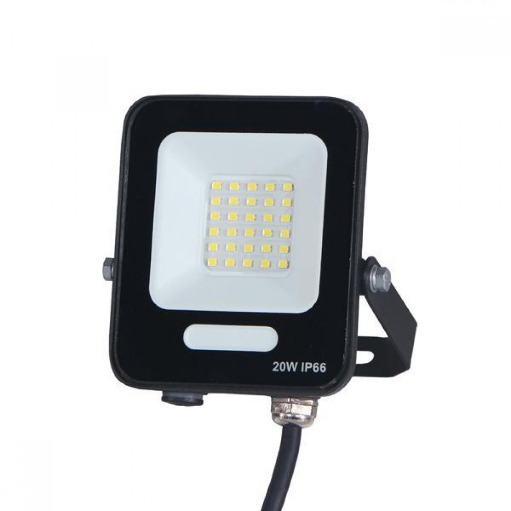 ΠΡΟΒΟΛΕΑΣ LED SMD 20W ΜΑΥΡΟΣ IP66 4000K PLUS ΠΡΟΒΟΛΕΑΣ LED SMD 20W ΜΑΥΡΟΣ IP66 4000K PLUS