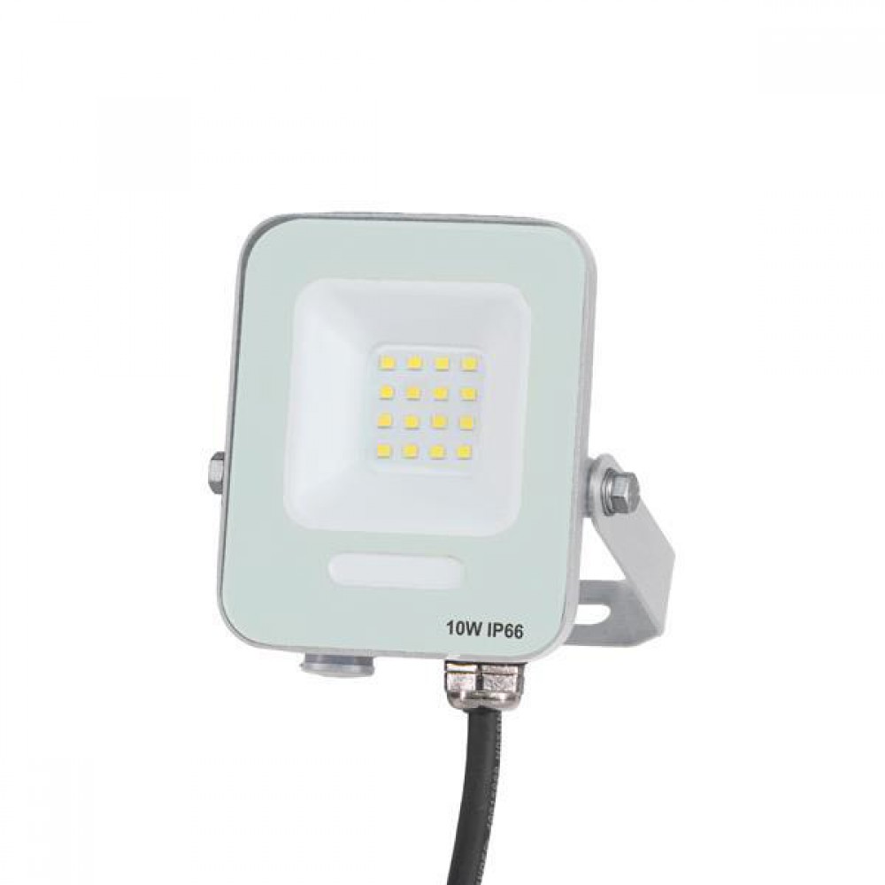 ΠΡΟΒΟΛΕΑΣ LED SMD 10W ΛΕΥΚΟΣ IP66 6500K PLUS EUROLAMP
