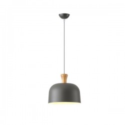 ΦΩΤΙΣΤΙΚΟ ΚΡΕΜΑΣΤΟ  ΜΕΤΑΛΛΙΚΟ1XΕ27 MAX 15W 270X1300mm ΓΚΡΙ ARTE ILLUMINA SIMPLO