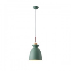 ΦΩΤΙΣΤΙΚΟ ΚΡΕΜΑΣΤΟ ΜΕΤΑΛΛΟ 1XΕ27 MAX 15W 195X1294mm ΠΡΑΣΙΝΟ-ΛΕΥΚΟ ARTE ILLUMINA SIMPLO