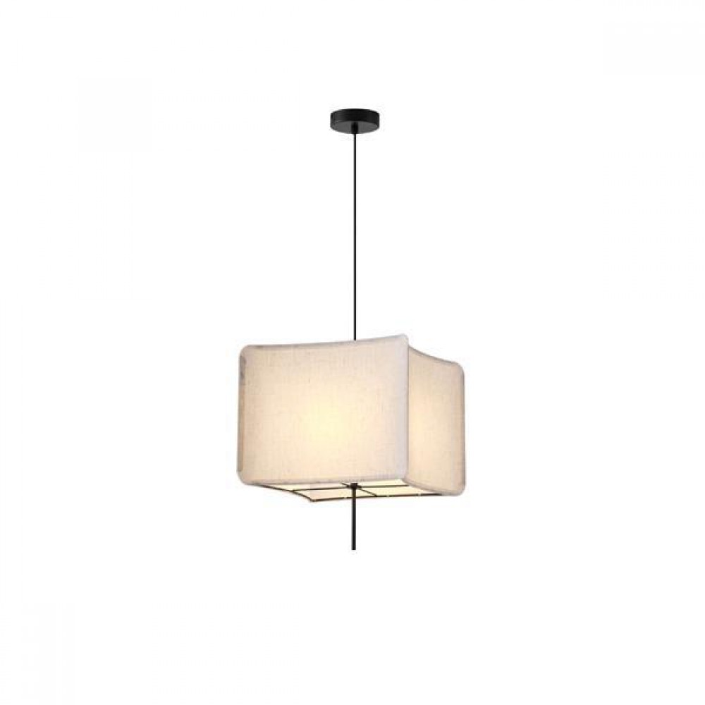 ΦΩΤΙΣΤΙΚΟ ΚΡΕΜΑΣΤΟ ΥΦΑΣΜΑ 1XΕ27 ΜΑΧ 15W 480ΧH900mm ΜΠΕΖ ARTE ILLUMINA URBAN