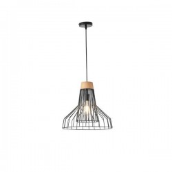 ΦΩΤΙΣΤΙΚΟ ΚΡΕΜΑΣΤΟ ΜΕΤΑΛΛΙΚΟ 1XE27  MAX 15W 360X360X1380mm ΜΑΥΡΟ ARTE ILLUMINA OGGI