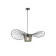 ΦΩΤΙΣΤΙΚΟ ΚΡΕΜΑΣΤΟ ΜΕΤΑΛΛΙΚΟ 1XE27  Max 15W 800X800X1270mm ΜΑΥΡΟ ARTE ILLUMINA OGGI