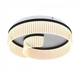 ΠΛΑΦΟΝΙΕΡΑ ΑΚΡΥΛΙΚΗ LED 18W 3000K 1000lm ΔΙΑΦΑΝΗΣ- ΜΑΥΡΗ  Φ50 ARTE ILLUMINA AURORA