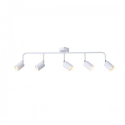 ΣΠΟΤ ΜΕΤΑΛΛΙΚΟ 5ΦΩΤΟ ΛΕΥΚΟ 5XGU10 Max 7W  800X90X230mm ARTE ILLUMINA OLYMP