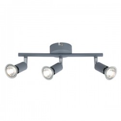 ΣΠΟΤ ΚΙΝΗΤΟ ΤΡΙΦΩΤΟ  ΜΕΤΑΛΛΙΚΟ Max 7W  ΓΚΡΙ 3XGU10 300X80X125mm ARTE ILLUMINA VORRAS