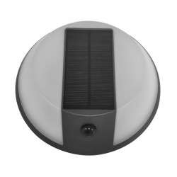 ΑΠΛΙΚΑ ΣΤΡΟΓΓΥΛΗ ΜΕ ΗΛΙΑΚΟ PANEL ΜΑΥΡΟ 5W 500LM 4000Κ IP54 ARTE ILLUMINA