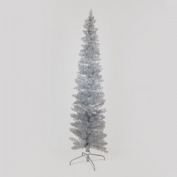 ΔΕΝΤΡΟ ΑΣΗΜΙ, SUPER SLIM, 210cm - Magic Christmas