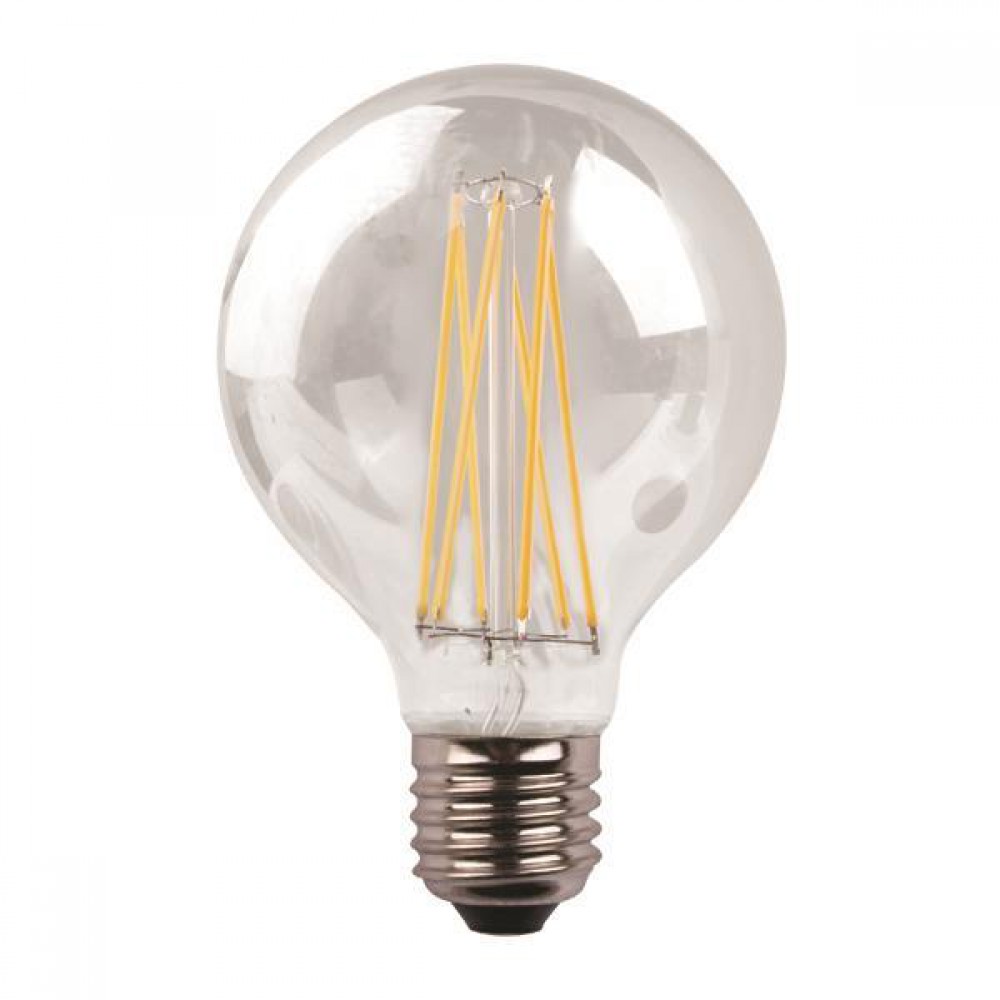 ΛΑΜΠΑ LED ΓΛΟΜΠΟ G95 CROSSED FILAMENT 11W Ε27 220-240V ΘΕΡΜΟ ΛΕΥΚΟ 3000K - Eurolamp