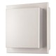 ΑΠΛΙΚΑ ΤΟΙΧΟΥ ΚΙΝΗΤΗ LED 6W 138x138x57 3000K IP54 ΛΕΥΚΗ PRO