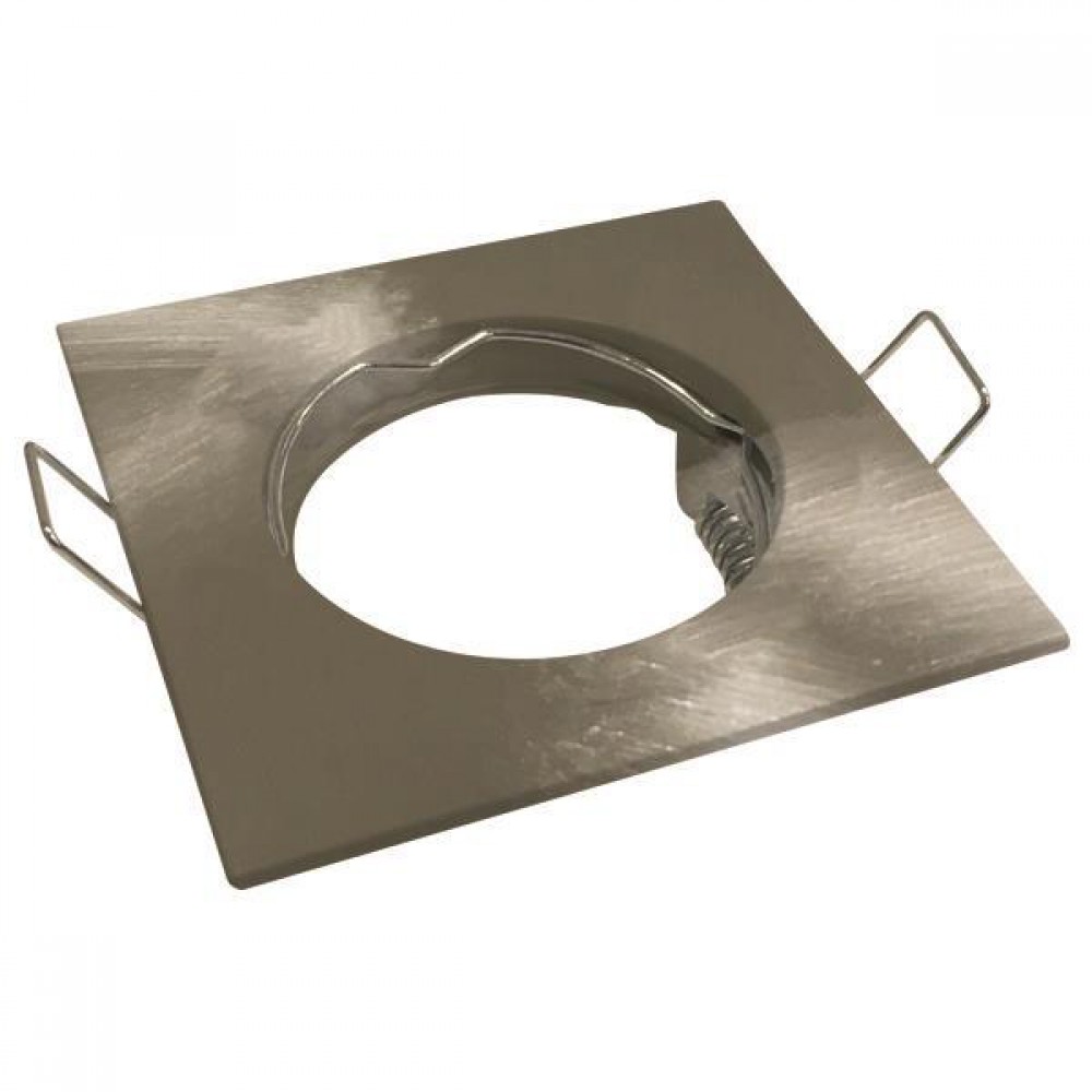 ΣΠΟΤ ΧΩΝΕΥΤΟ ΣΤΑΘΕΡΟ ΑΛΟΥΜΙΝΙΟΥ ΤΕΤΡΑΓΩΝΟ PAR16 ΝΙΚΕΛ ΣΑΤΙΝΕ EUROLAMP