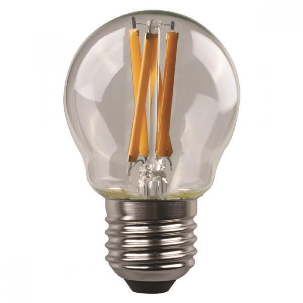 ΛΑΜΠΑ LED ΣΦΑΙΡΙΚΗ CROSSED FILAMENT 6.5W E27 4000K 220-240V EUROLAMP