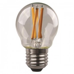 ΛΑΜΠΑ LED ΣΦΑΙΡΙΚΗ CROSSED FILAMENT 6.5W E27 4000K 220-240V EUROLAMP