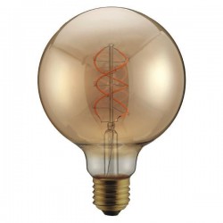 ΛΑΜΠΑ LED G95 FILAMENT "DECOR" 5W E27 1800K 220-240V DIMMABLE  GOLD EUROLAMP