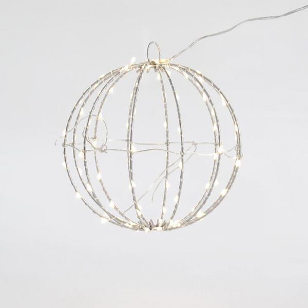 ΜΠΑΛΑ ΦΩΤΙΖΟΜΕΝΗ, 96 LED, 20cm, IP44 Magic Christmas ΜΠΑΛΑ ΦΩΤΙΖΟΜΕΝΗ, 96 LED, 20cm, IP44 Magic Christmas