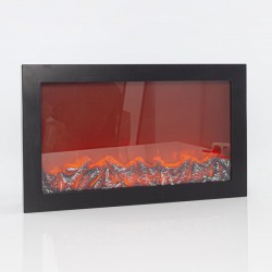 ΤΖΑΚΙ ΠΛΑΣΤΙΚΟ, ΜΑΥΡΟ, ΜΕ ΕΦΕ ΦΛΟΓΑΣ, 60x11x36,5cm Magic Christmas