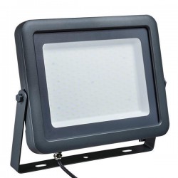 ΠΡΟΒΟΛΕΑΣ LED SMD 150W ΜΑΥΡΟΣ IP66 80-265V 6500K PLUS EUROLAMP