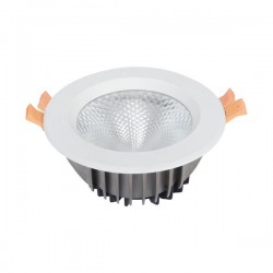 ΦΩΤΙΣΤΙΚΟ ΧΩΝΕΥΤΟ LED 35W Φ225 3CCT ΛΕΥΚΟ PRO EUROLAMP