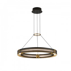 ARTE ILLUMINA ΦΩΤΙΣΤΙΚΟ ΚΡΕΜΑΣΤΟ LED , 36W, LAMP SIZE D62*H120 ΜΑΥΡΟ