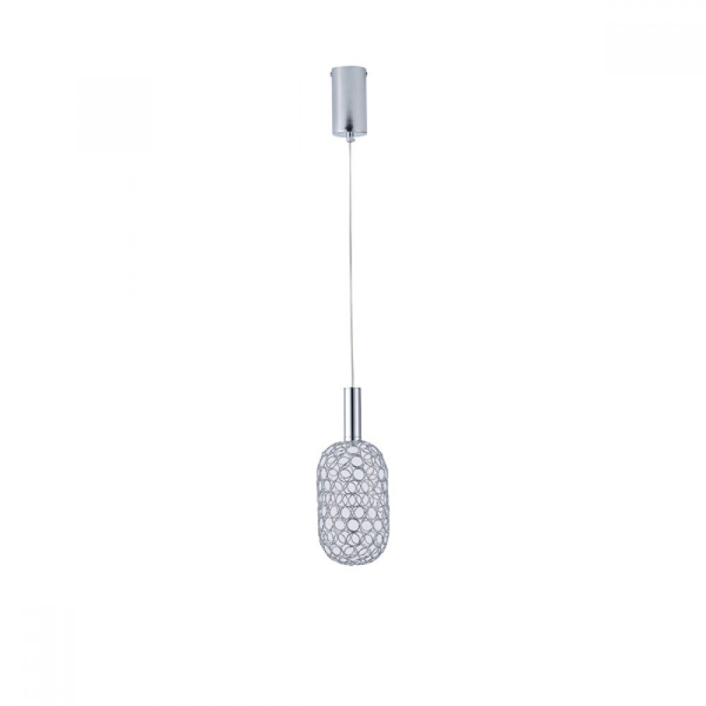 ΦΩΤΙΣΤΙΚΟ ΜΟΝΟΦΩΤΟ ΜΕΤΑΛΛΟ LED 6,3W 3000K 648lm Φ200X1580mm ΑΣΗΜΙ ARTE ILLUMINA PERFORATO