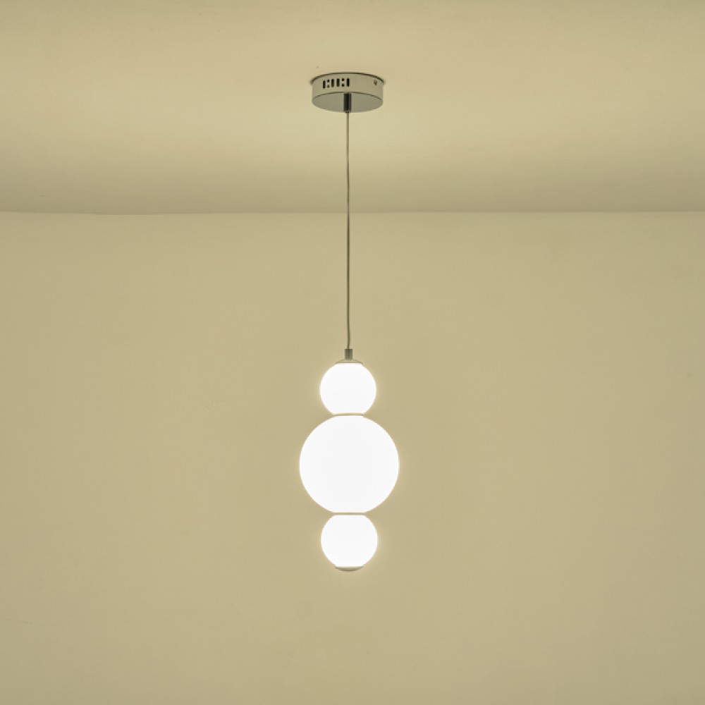 ΚΡΕΜΑΣΤΟ ΦΩΤΙΣΤΙΚΟ ΑΛΟΥΜΙΝΙΟ 12,6W 3000Κ 1440lm Φ175x1940mm ΛΕΥΚΟ ARTE ILLUMINA BLOSSOM