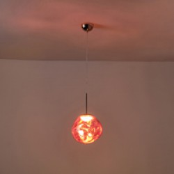 ΦΩΤΙΣΤΙΚΟ ΚΡΕΜΑΣΤΟ ΣΤΡΟΓΓΥΛΟ LED 6W 3000K 600lm Φ30 ΡΟΖ ΧΡΥΣΟ ARTE ILLUMINA PICADILLY
