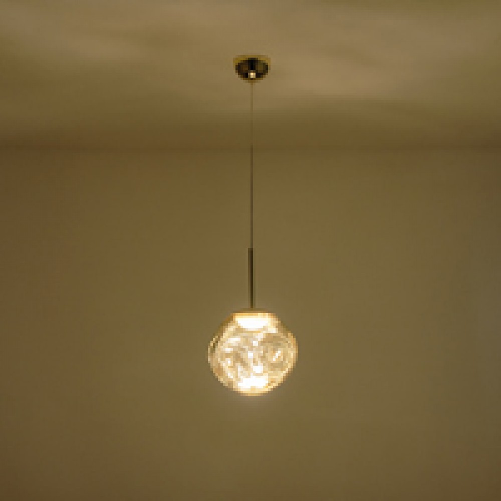 ΦΩΤΙΣΤΙΚΟ ΚΡΕΜΑΣΤΟ ΣΤΡΟΓΓΥΛΟ LED 6W 3000K 600lm Φ30 ΧΡΥΣΟ ARTE ILLUMINA PICADILLY