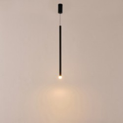 ΦΩΤΙΣΤΙΚΟ ΚΡΕΜΑΣΤΟ LED 3W 3000K 300lm Φ50X1200mm ΜΑΥΡΟ ΑΛΟΥΜΙΝΙΟ ARTE ILLUMINA CASCADE