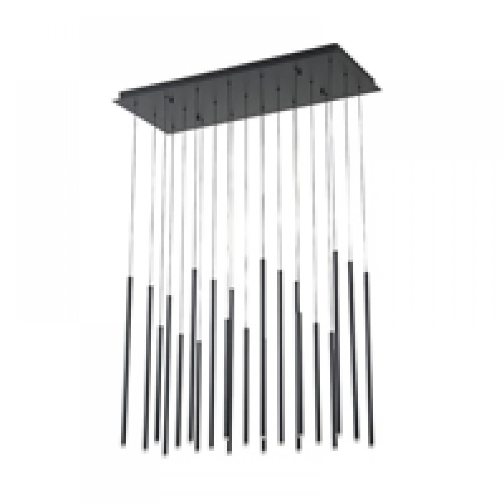 ΦΩΤΙΣΤΙΚΟ ΚΡΕΜΑΣΤΟ LED 47W 3000K 4700lm 940X1500mm ΜΑΥΡΟ ΑΛΟΥΜΙΝΙΟ ARTE ILLUMINA CASCADE