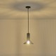 ΦΩΤΙΣΤΙΚΟ ΚΡΕΜΑΣΤΟ ΓΥΨΙΝΟ ΜΑΥΡΟ 1XE27 MAX40W 120X120X260mm ARTE ILLUMINA SCOURO