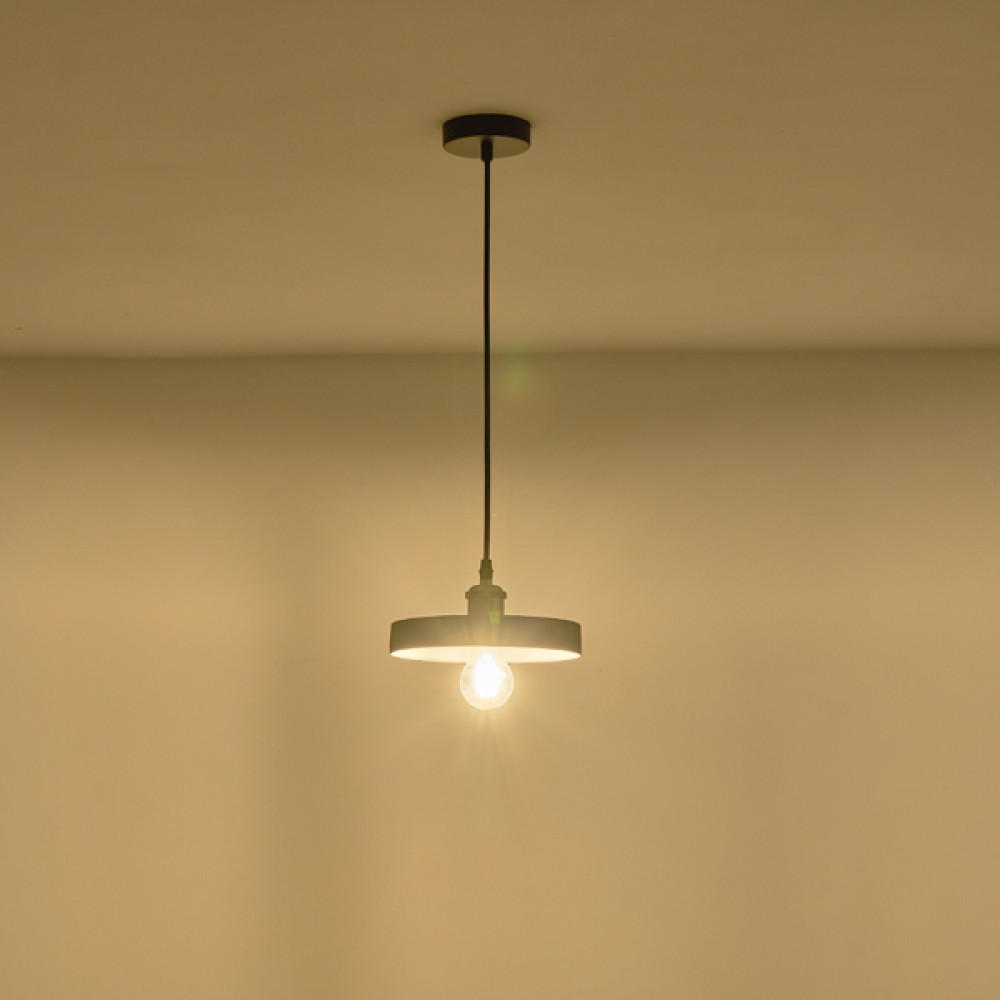 ΦΩΤΙΣΤΙΚΟ ΚΡΕΜΑΣΤΟ ΓΥΨΙΝΟ ΓΚΡΙ  1XE27 MAX 15W 210X210X75mm ARTE ILLUMINA YESO