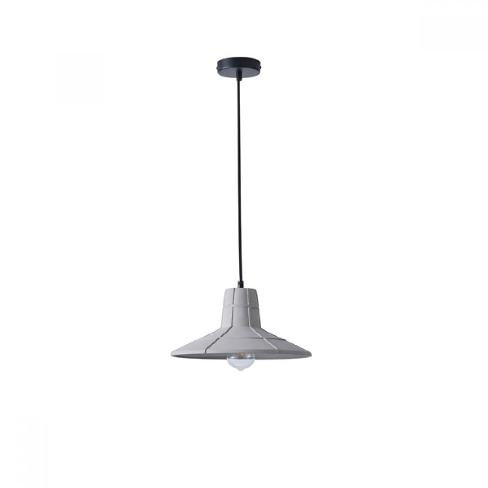 ΦΩΤΙΣΤΙΚΟ ΚΡΕΜΑΣΤΟ ΓΥΨΙΝ0 ΓΚΡΙ1XE27 MAX 15W 320X320X160mm ARTE ILLUMINA PLASTER SERIES