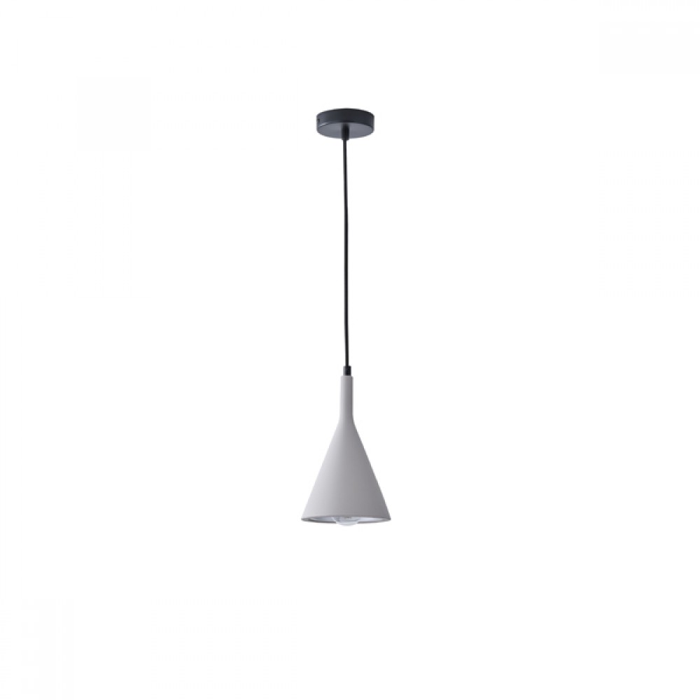 ΦΩΤΙΣΤΙΚΟ ΚΡΕΜΑΣΤΟ ΓΥΨΙΝΟ ΓΚΡΙ  1XE27 MAX 15W 150X150X250mm ARTE ILLUMINA YESO