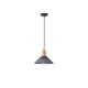 ΦΩΤΙΣΤΙΚΟ ΚΡΕΜΑΣΤΟ ΓΥΨΙΝΟ ΜΑΥΡΟ 1XE27 MAX 15W 250X250X180mm ARTE ILLUMINA PLASTER SERIES