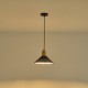 ΦΩΤΙΣΤΙΚΟ ΚΡΕΜΑΣΤΟ ΓΥΨΙΝΟ ΜΑΥΡΟ 1XE27 MAX 15W 250X250X180mm ARTE ILLUMINA PLASTER SERIES