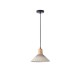 ΦΩΤΙΣΤΙΚΟ ΚΡΕΜΑΣΤΟ ΓΥΨΙΝΟ ΧΑΚΙ 1XE27 MAX 15W 250X250X180mm ARTE ILLUMINA GESSO