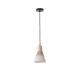 ΦΩΤΙΣΤΙΚΟ ΚΡΕΜΑΣΤΟ ΓΥΨΙΝΟ ΧΑΚΙ 1XE27 MAX 15W 160X160X220mm ARTE ILLUMINA GESSO