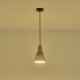 ΦΩΤΙΣΤΙΚΟ ΚΡΕΜΑΣΤΟ ΓΥΨΙΝΟ ΧΑΚΙ 1XE27 MAX 15W 160X160X220mm ARTE ILLUMINA GESSO