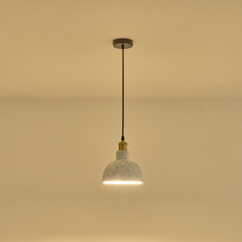 ΦΩΤΙΣΤΙΚΟ ΚΡΕΜΑΣΤΟ ΓΥΨΙΝΟ E27 MAX 15W 200X200X160mm ARTE ILLUMINA SPLASHED