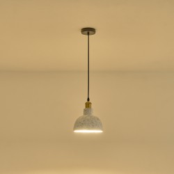 ΦΩΤΙΣΤΙΚΟ ΚΡΕΜΑΣΤΟ ΓΥΨΙΝΟ E27 MAX 15W 200X200X160mm ARTE ILLUMINA SPLASHED
