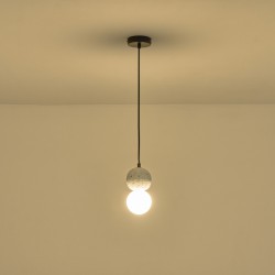 ΦΩΤΙΣΤΙΚΟ ΚΡΕΜΑΣΤΟ ΓΥΨΙΝΟ ΛΕΥΚΟ  G9 MAX 15W 100X100X210mm ARTE ILLUMINA  PLASTER SERIES