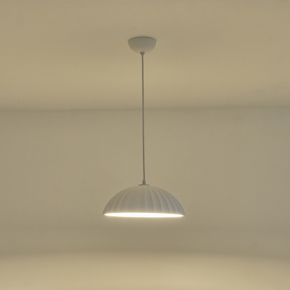 ΦΩΤΙΣΤΙΚΟ ΚΡΕΜΑΣΤΟ ΓΥΨΙΝΟ ΛΕΥΚΟ 1XE27 Max 15W 350X350X130mm ARTE ILLUMINA CALCO