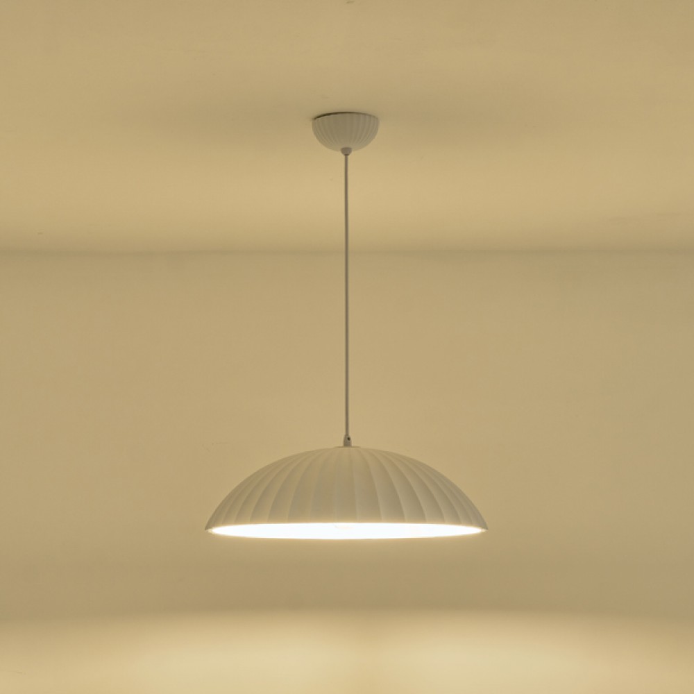 ΦΩΤΙΣΤΙΚΟ ΚΡΕΜΑΣΤΟ ΓΥΨΙΝΟ ΛΕΥΚΟ 1XE27 Max 15W 500X500X130mm ARTE ILLUMINA CALCO
