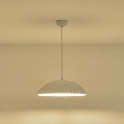 ΦΩΤΙΣΤΙΚΟ ΚΡΕΜΑΣΤΟ ΓΥΨΙΝΟ ΛΕΥΚΟ 1XE27 Max 15W 500X500X130mm ARTE ILLUMINA CALCO