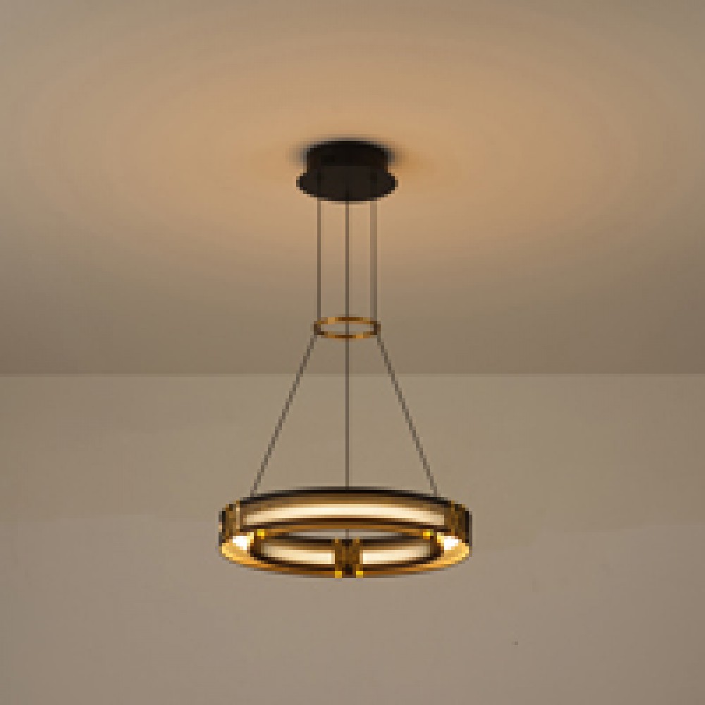 ΦΩΤΙΣΤΙΚΟ ΚΡΕΜΑΣΤΟ LED 21W 3000K 2100lm 420X1200mm ΜΑΥΡΟ ΧΡΥΣΟ ΑΛΟΥΜΙΝΙΟΥ  ARTE ILLUMINA LUIS