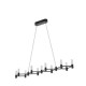 ΦΩΤΙΣΤΙΚΟ ΚΡΕΜΑΣΤΟ LED 58W 3000K 5800lm 1200X1500mm ΑΛΟΥΜΙΝΙΟΥ   ΜΑΥΡΟ ΧΡΥΣΟ ARTE ILLUMINA VELAS