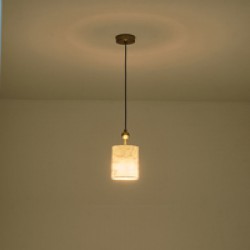 ΚΡΕΜΑΣΤΟ ΦΩΤΙΣΤΙΚΟ ΥΦΑΣΜΑ  1ΧΕ14 ΜΑΧ 15W Φ130X980mm RTE ILLUMINA VERONA