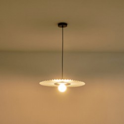 ΦΩΤΙΣΤΙΚΟ ΚΡΕΜΑΣΤΟ  ΜΕΤΑΛΛΟ - ΥΦΑΣΜΑ  G9 MAX 10W 480X1000mm ΜΑΥΡΟ ARTE ILLUMINA PIRUETTE