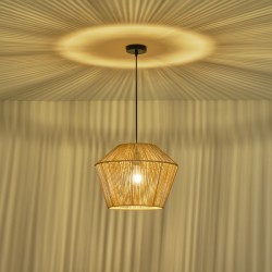 ΦΩΤΙΣΤΙΚΟ ΚΑΦΕ ΡΑΤΤΑΝ 1XE27 MAX 15W 400X1320mm ARTE ILLUMINA VENTO
