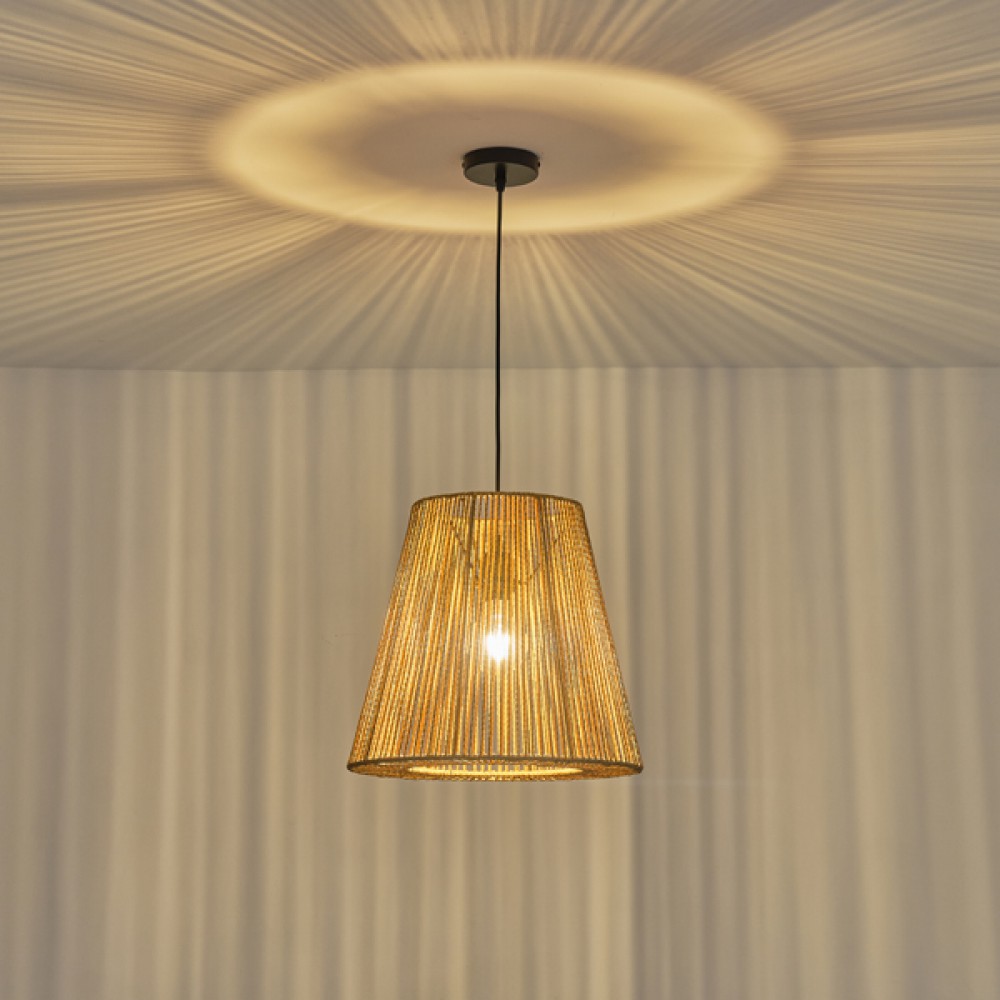 ΦΩΤΙΣΤΙΚΟ ΚΑΦΕ ΡΑΤΤΑΝ 1XE27 MAX 15W 380X1350mm ARTE ILLUMINA VENTO